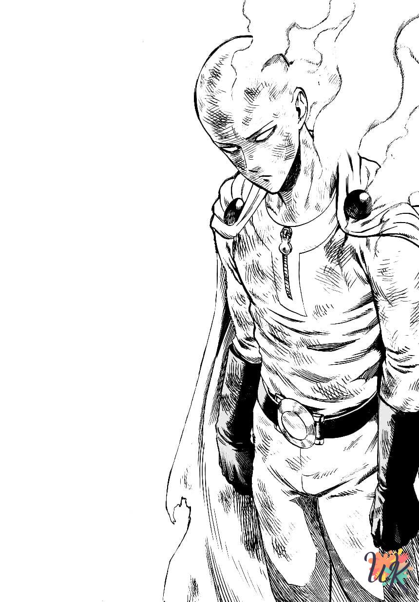 free One-Punch Man coloring pages printable