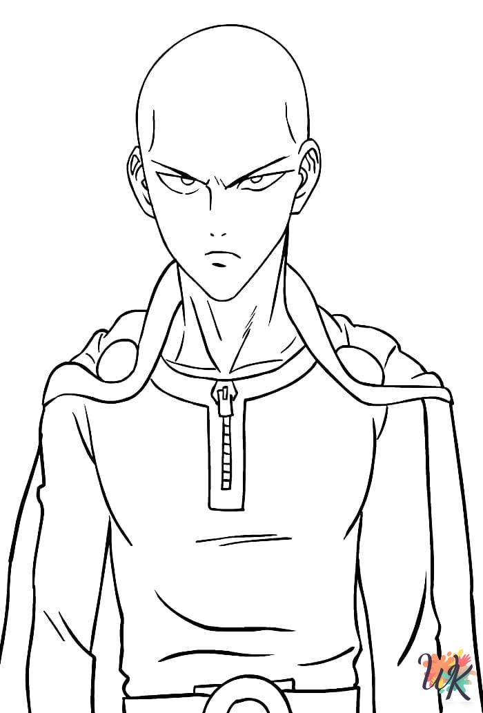 free coloring pages One-Punch Man