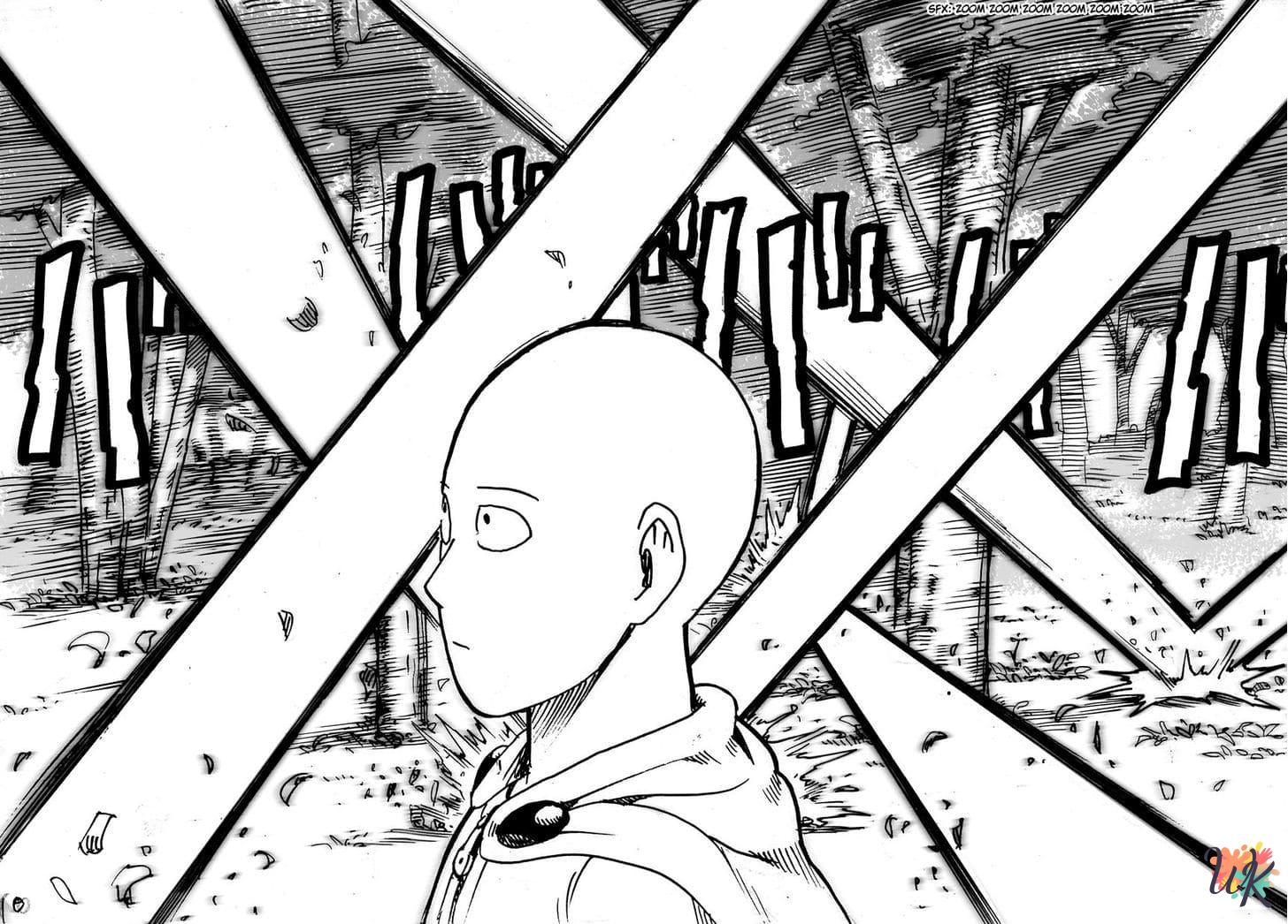 free One-Punch Man coloring pages