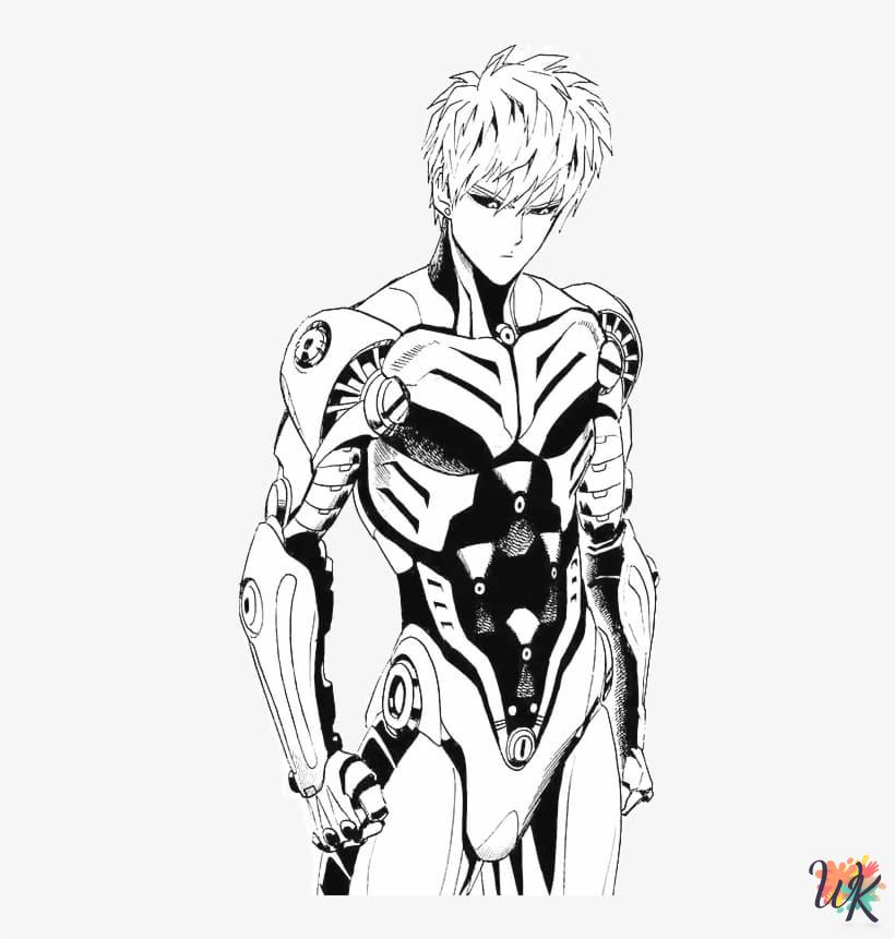 free coloring pages One-Punch Man