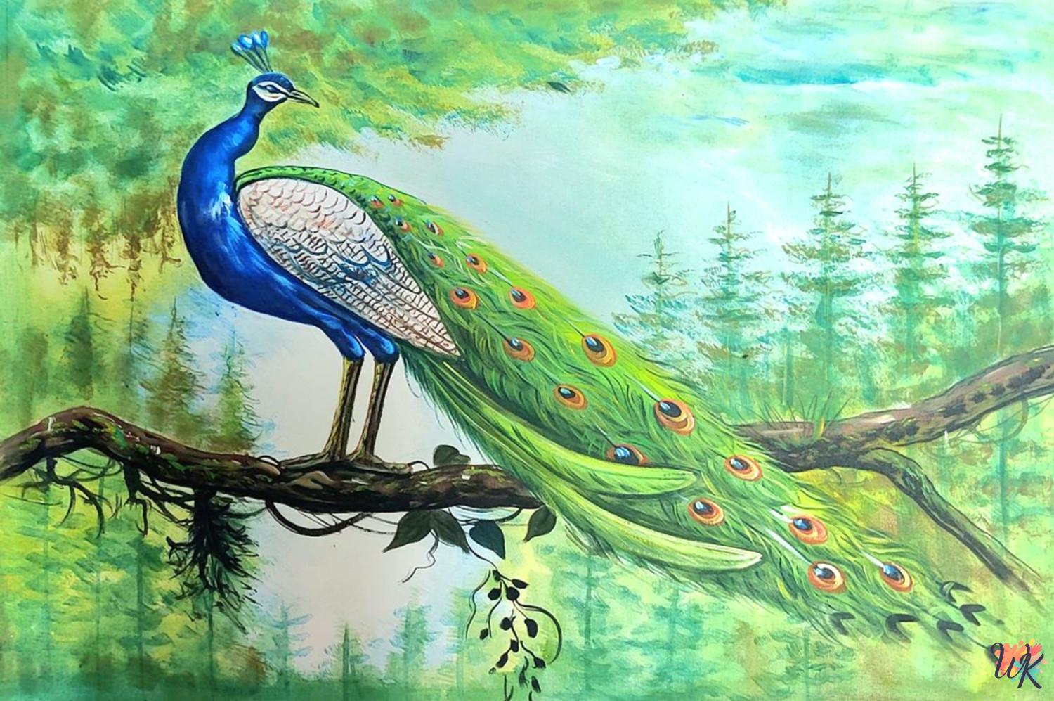 Peacock Coloring Pages 1 Peacock Coloring Pages
