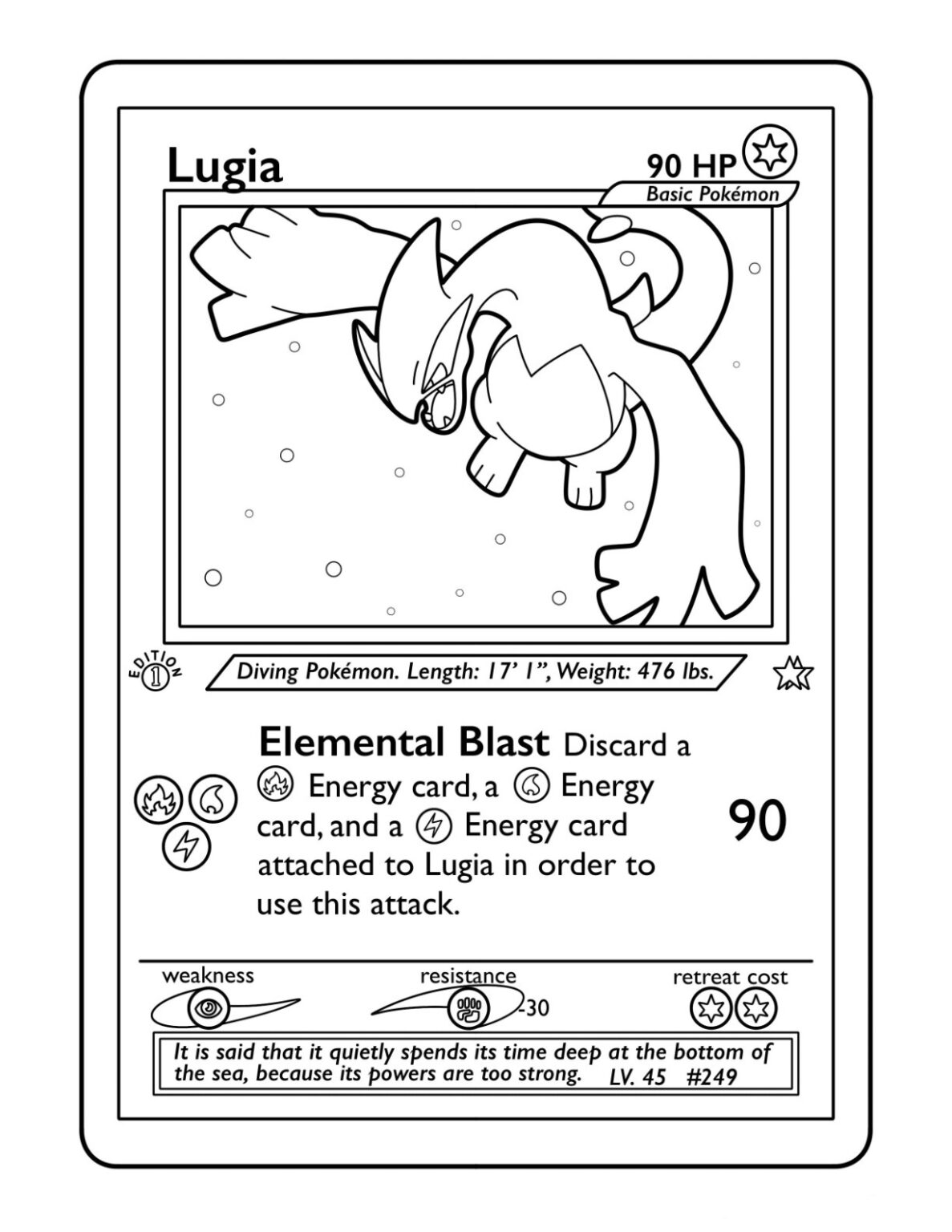 20 Pokemon Card Coloring Pages For Kids ColoringPagesWK
