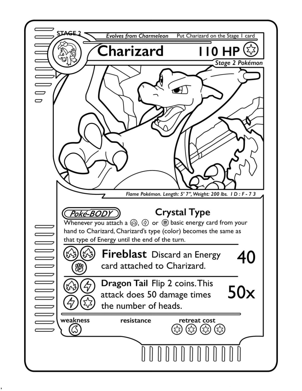 20 Pokemon Card Coloring Pages For Kids - ColoringPagesWK