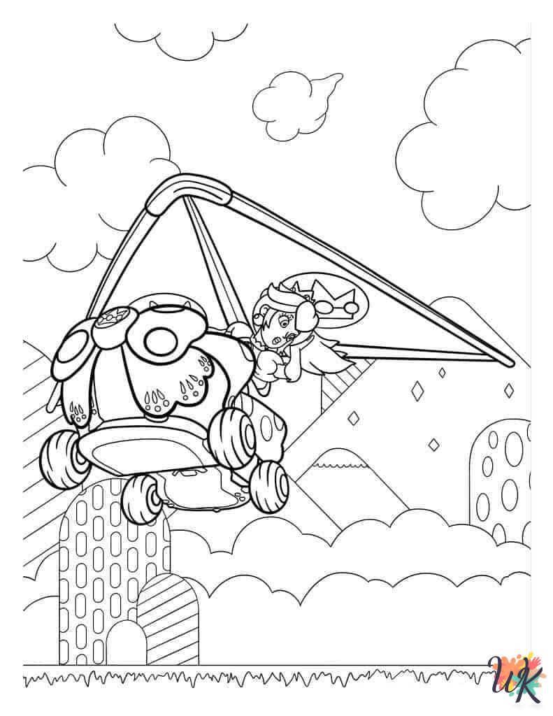 cute coloring pages Princess Peach