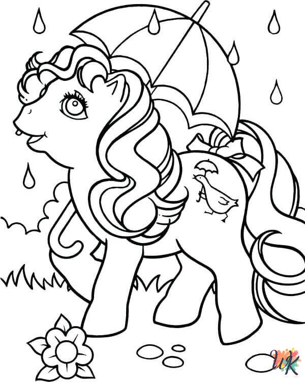 Rainy Day coloring pages easy