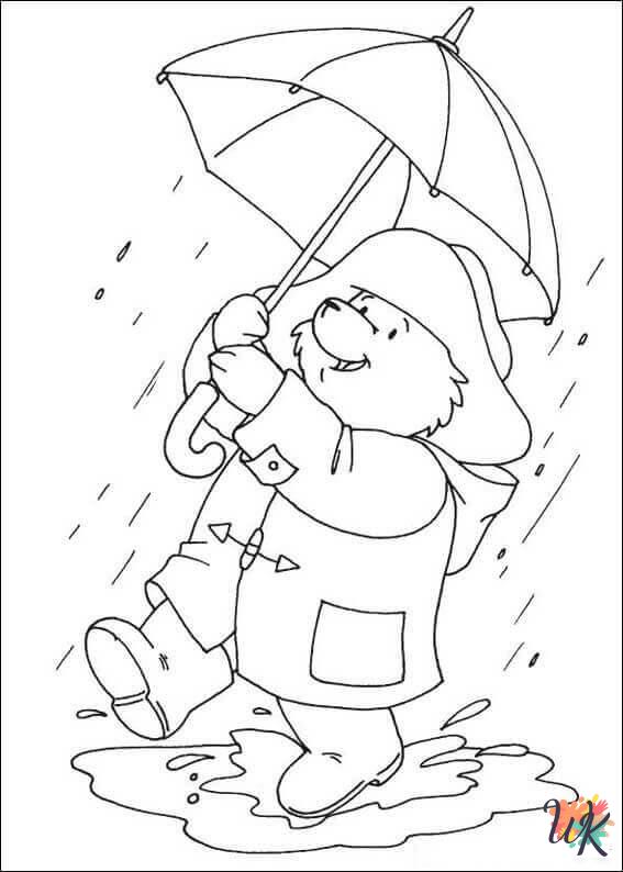 Rainy Day coloring book pages