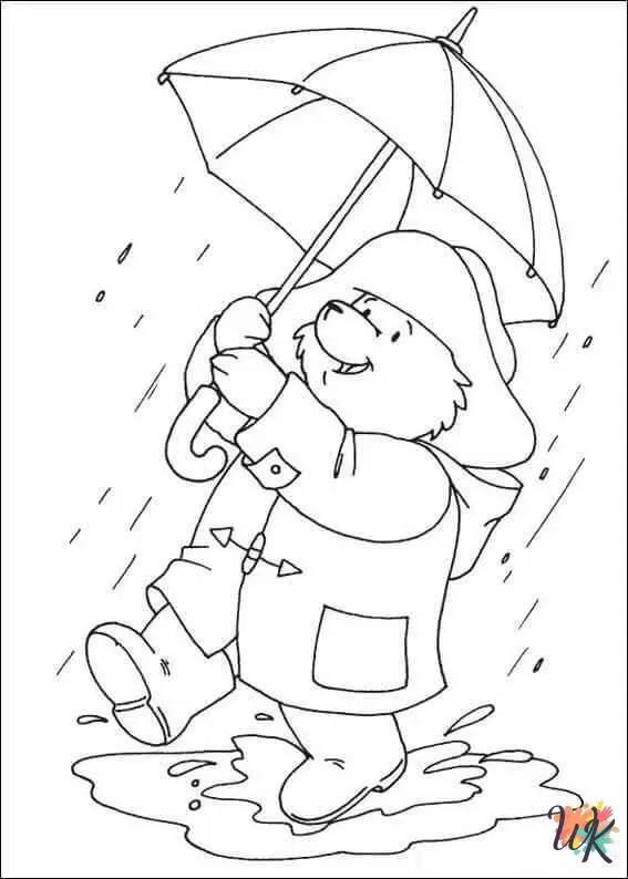 32 Rainy Day Coloring Pages