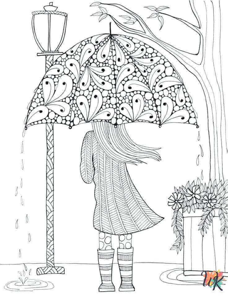 Rainy Day Coloring Pages 16