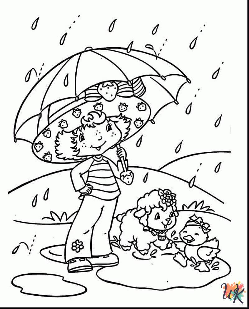 cute Rainy Day coloring pages