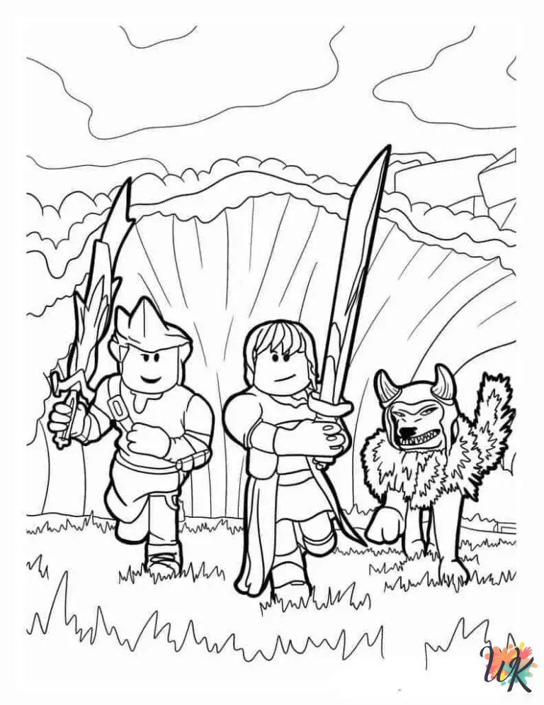 40 Roblox Coloring Pages For Kids - ColoringPagesWK.com