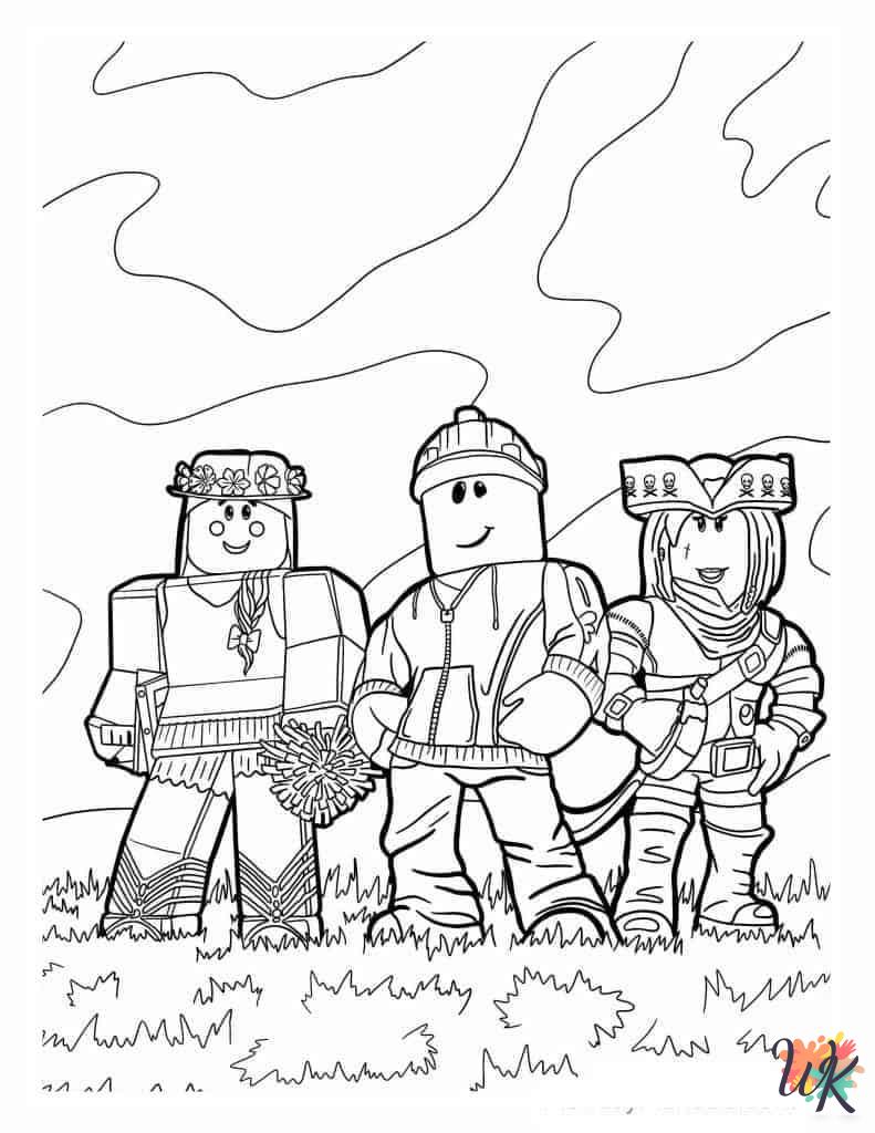 adult coloring pages Roblox