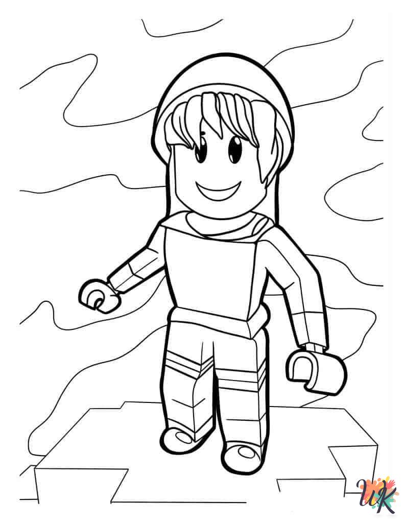 free Roblox coloring pages