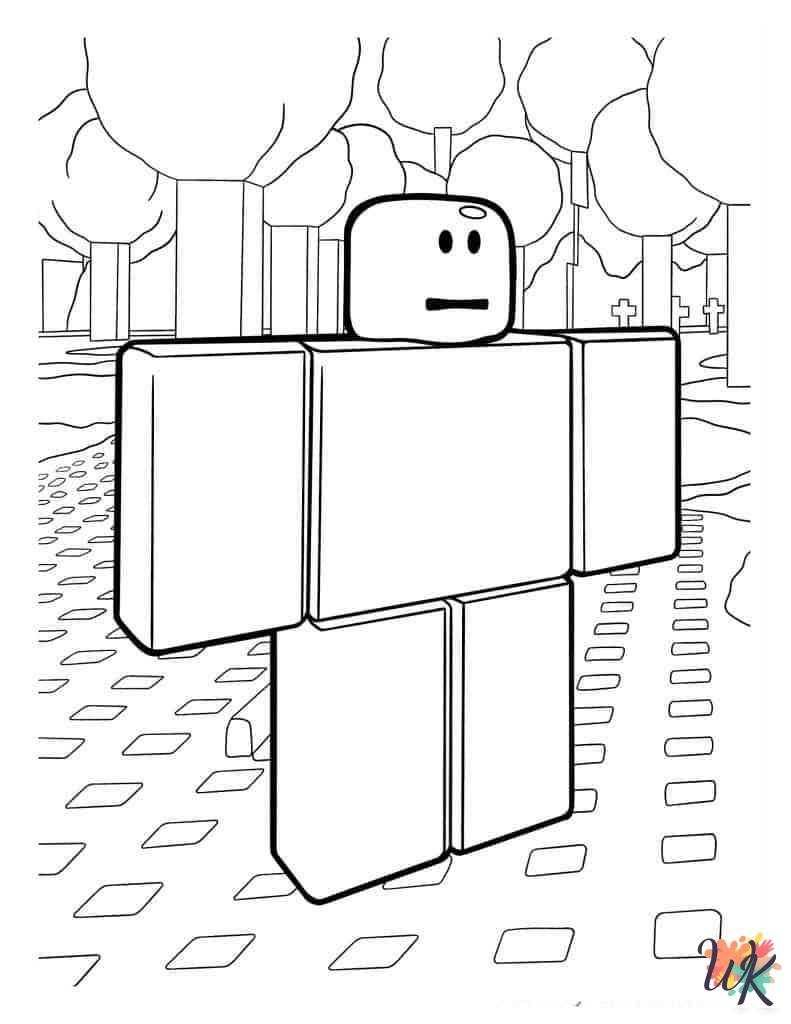 Roblox ornament coloring pages