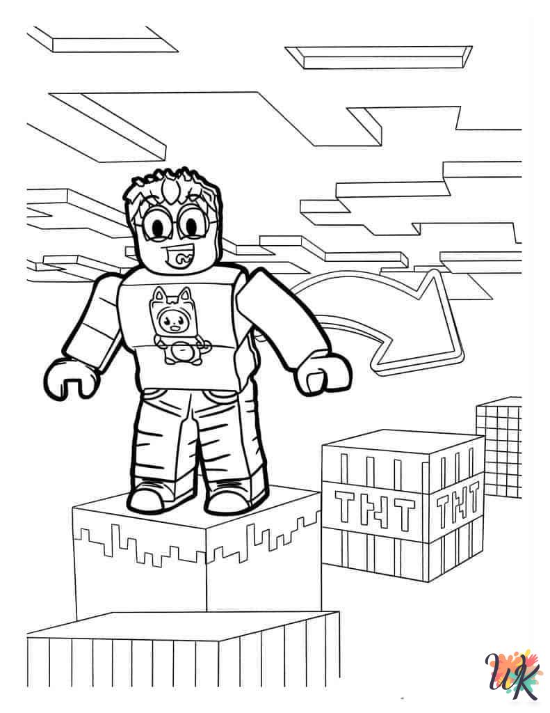 free coloring pages Roblox