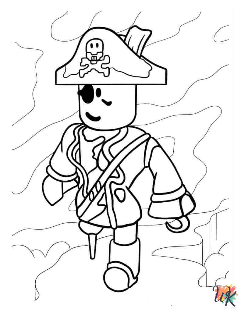 Roblox adult coloring pages
