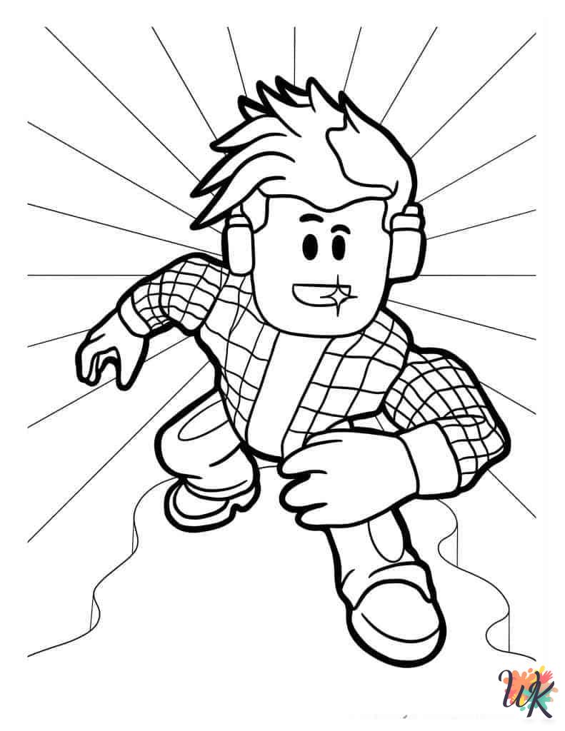 free Roblox coloring pages pdf