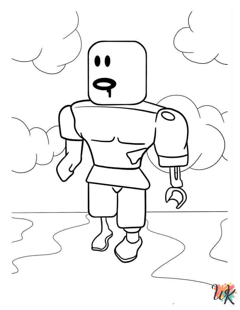 Roblox coloring book pages