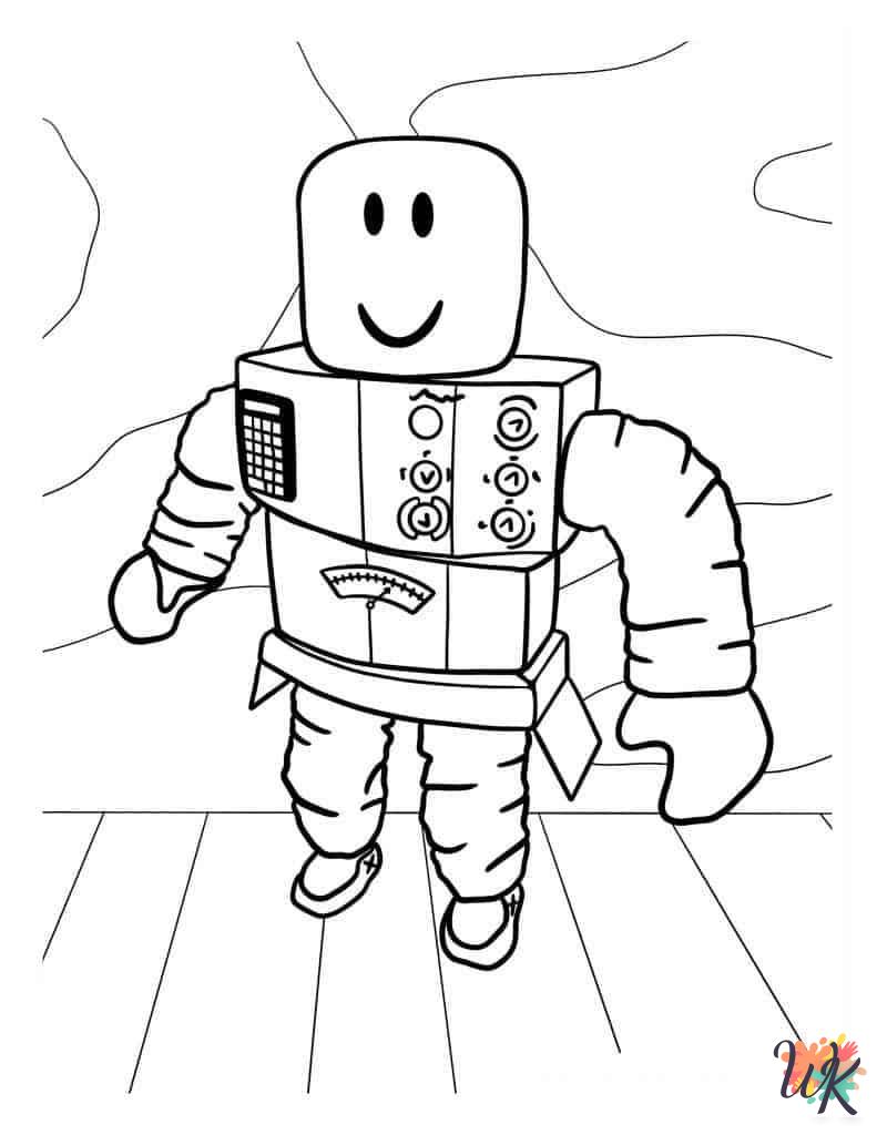 free Roblox coloring pages for kids