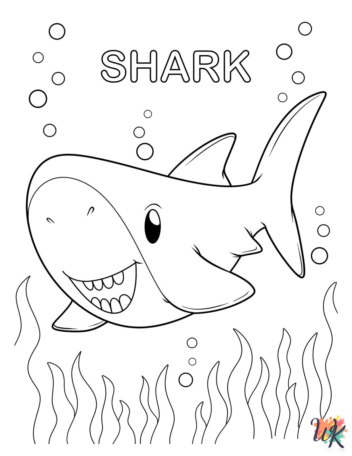 coloring pages Shark