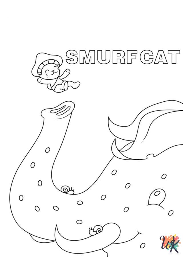 Smurf Cat coloring pages pdf