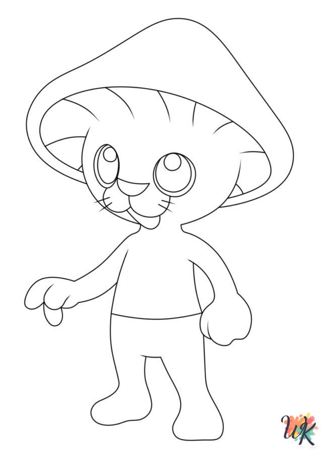 kids Smurf Cat coloring pages