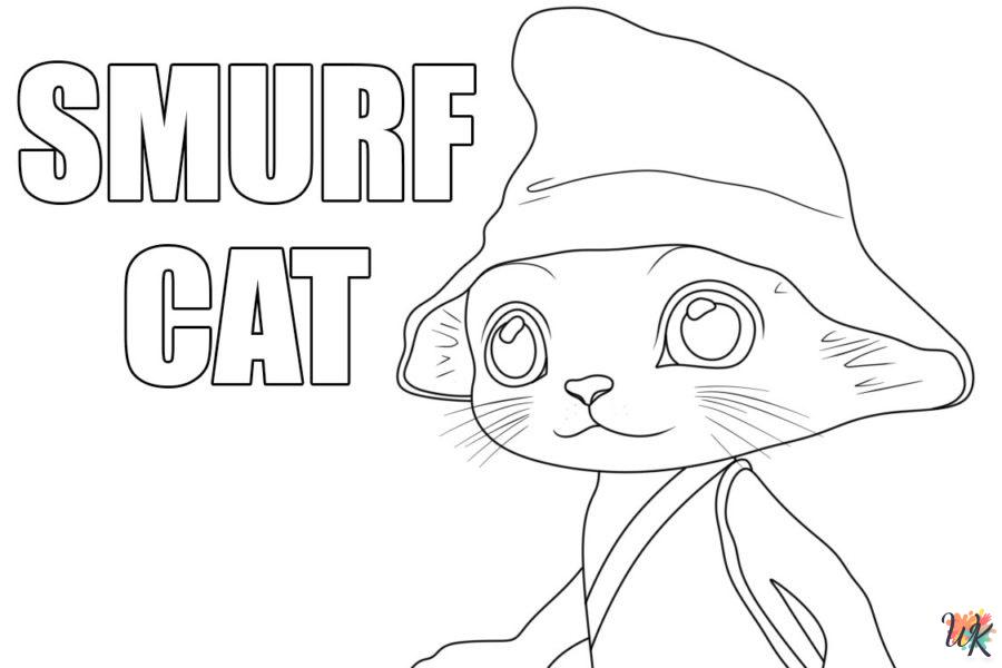 Smurf Cat coloring pages grinch