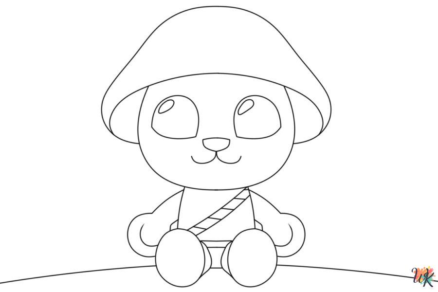 Smurf Cat coloring book pages