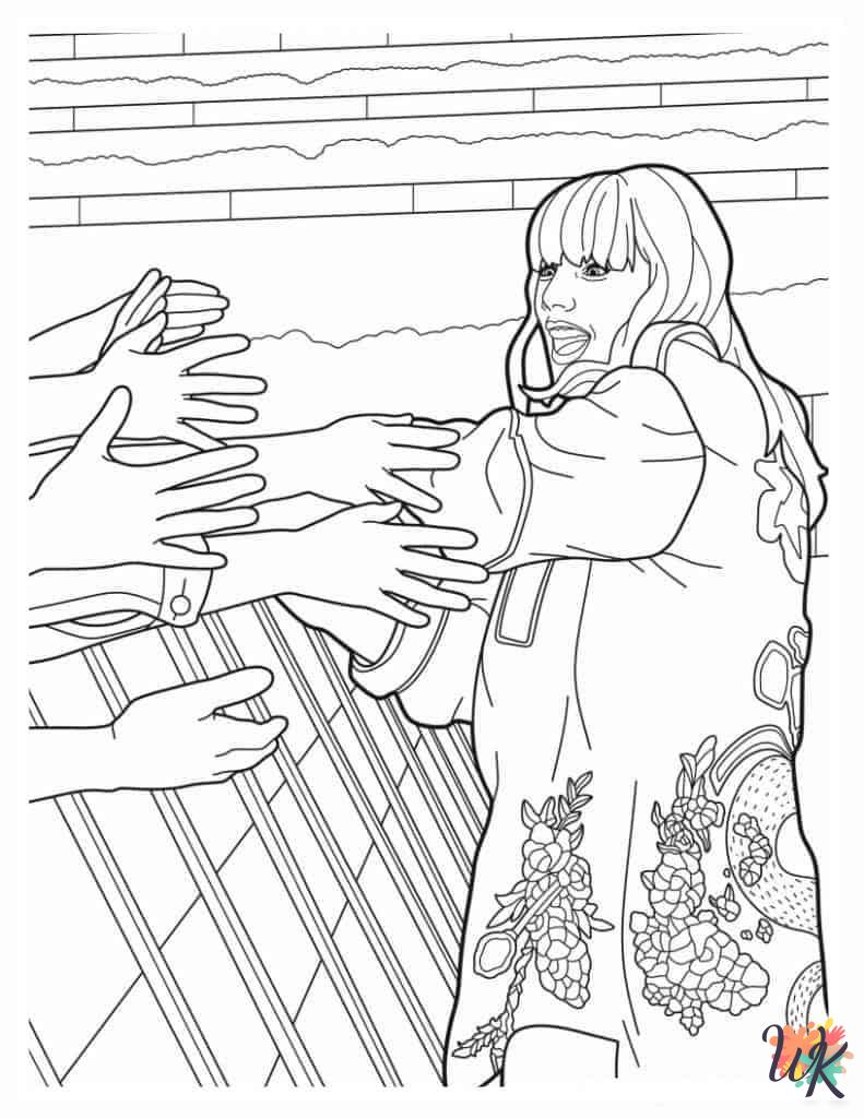 coloring pages Taylor Swift