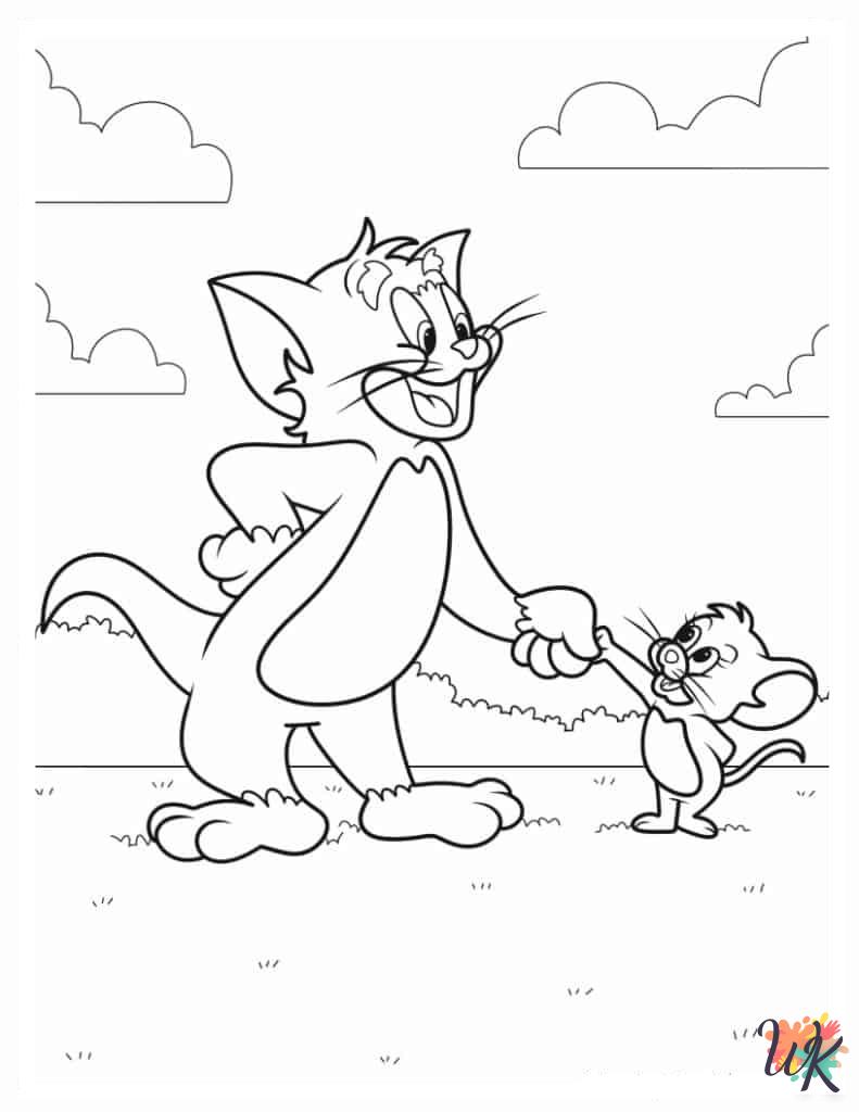 coloring pages Tom and Jerry