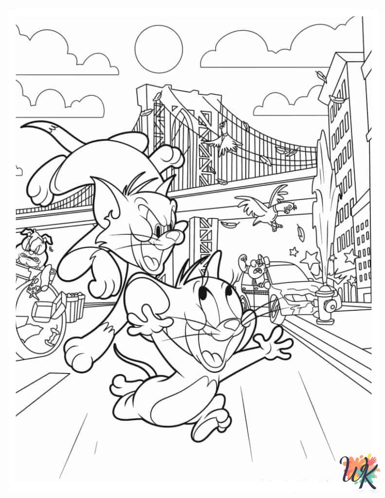 Tom and Jerry coloring pages