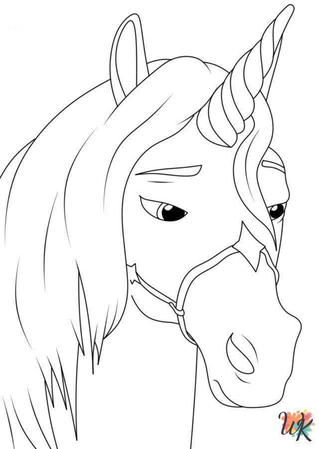 coloring pages Unicorn Academy