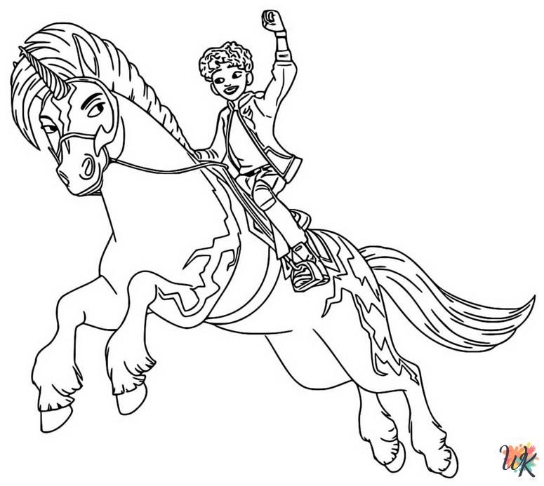 coloring pages for Unicorn Academy