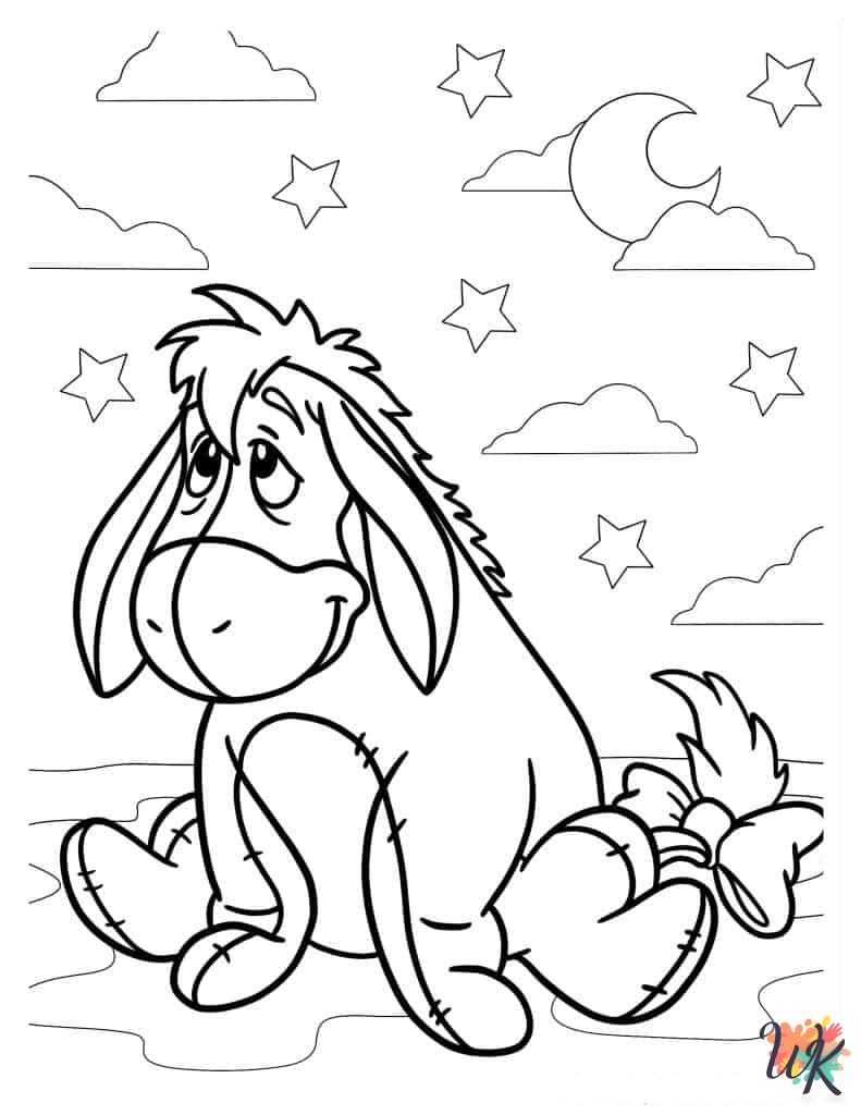 merry Winnie the Pooh coloring pages