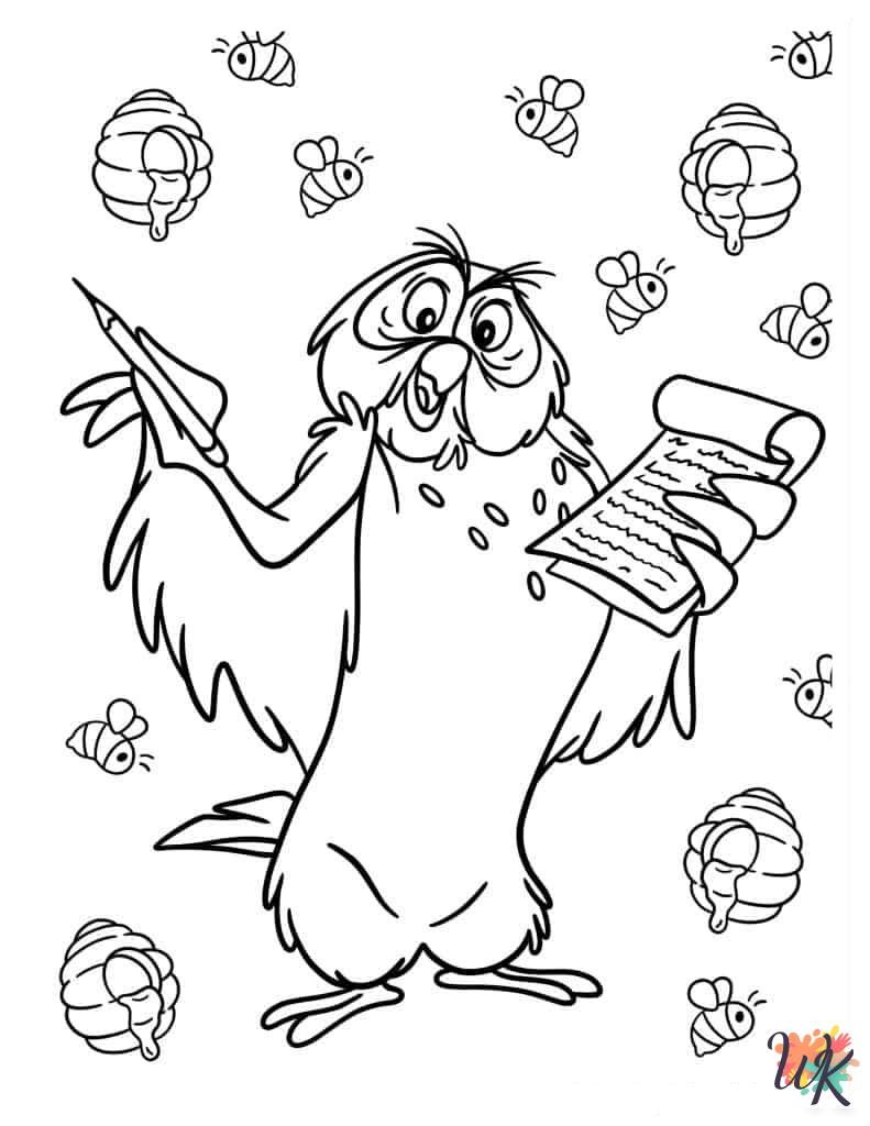 Winnie the Pooh coloring pages for adults pdf
