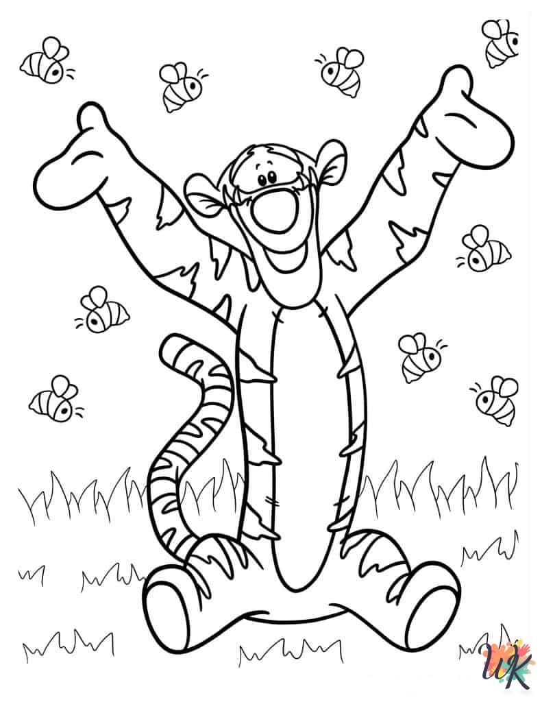 Winnie the Pooh ornaments coloring pages