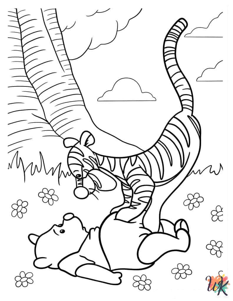 Winnie the Pooh adult coloring pages