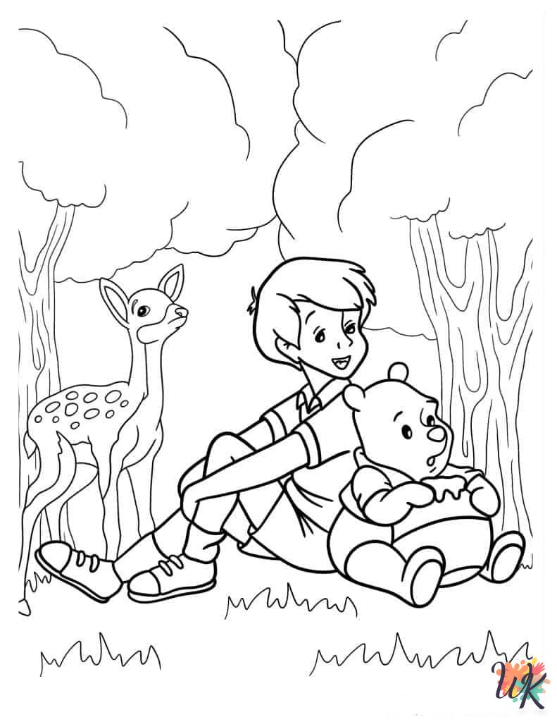 easy Winnie the Pooh coloring pages
