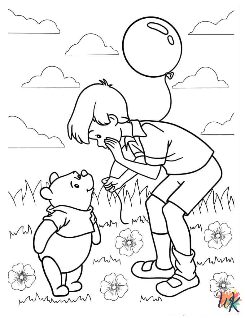 printable Winnie the Pooh coloring pages for adults