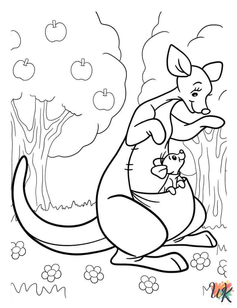 free Winnie the Pooh printable coloring pages