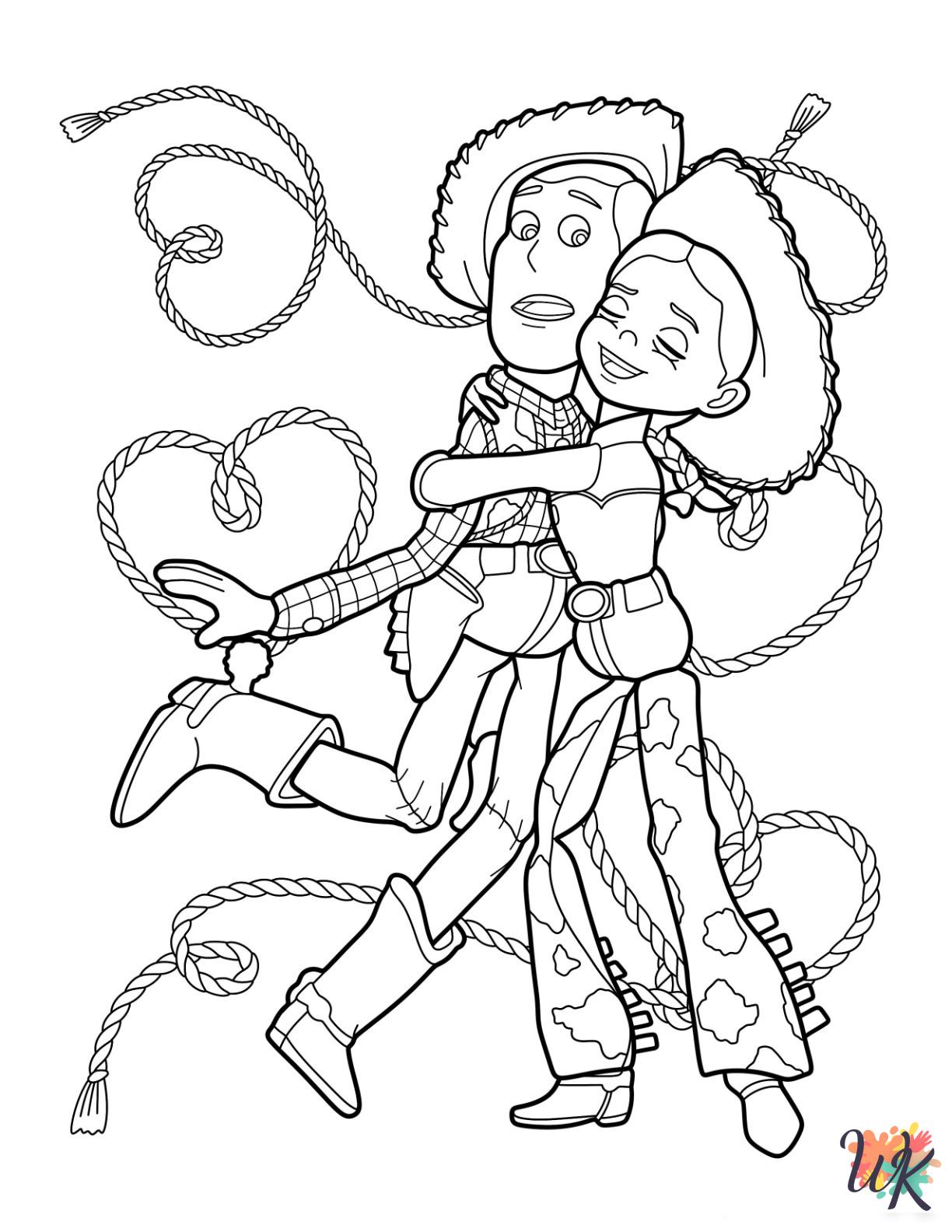 Woody coloring pages for kids