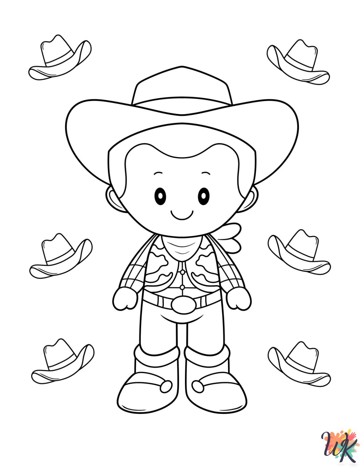 free Woody coloring pages for kids