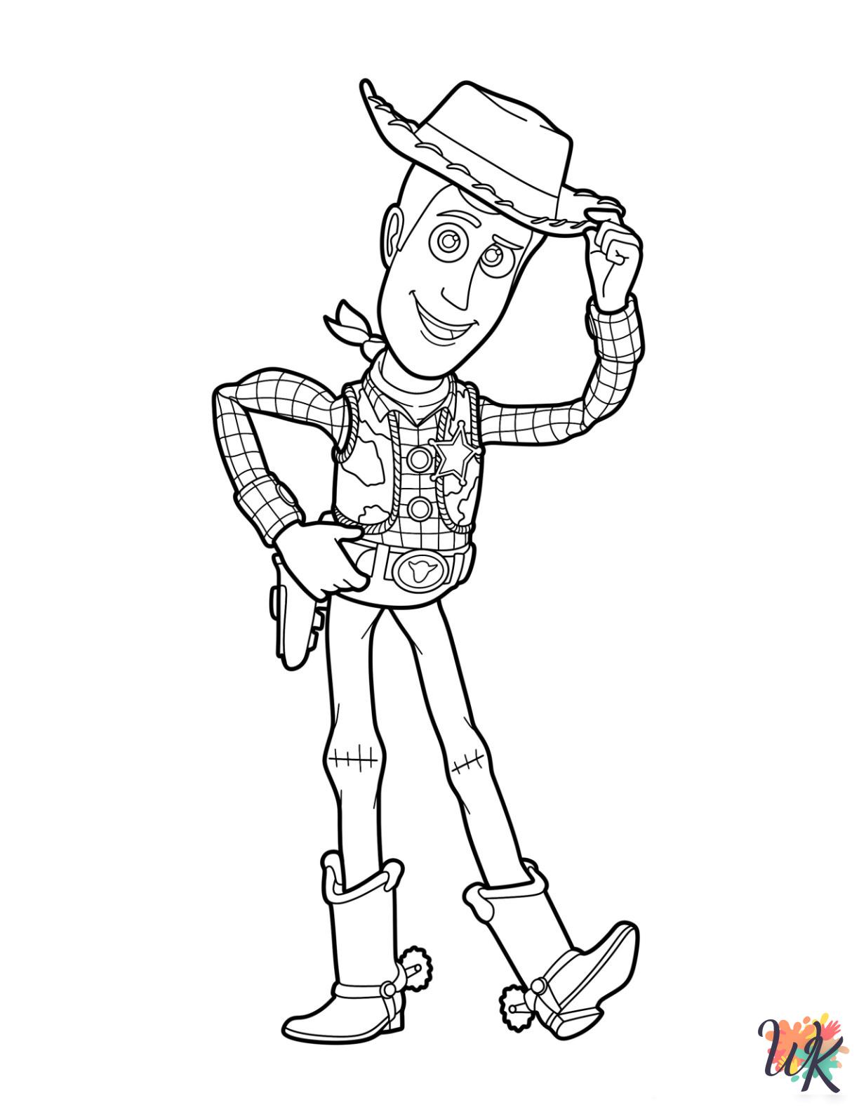 free Woody coloring pages for adults