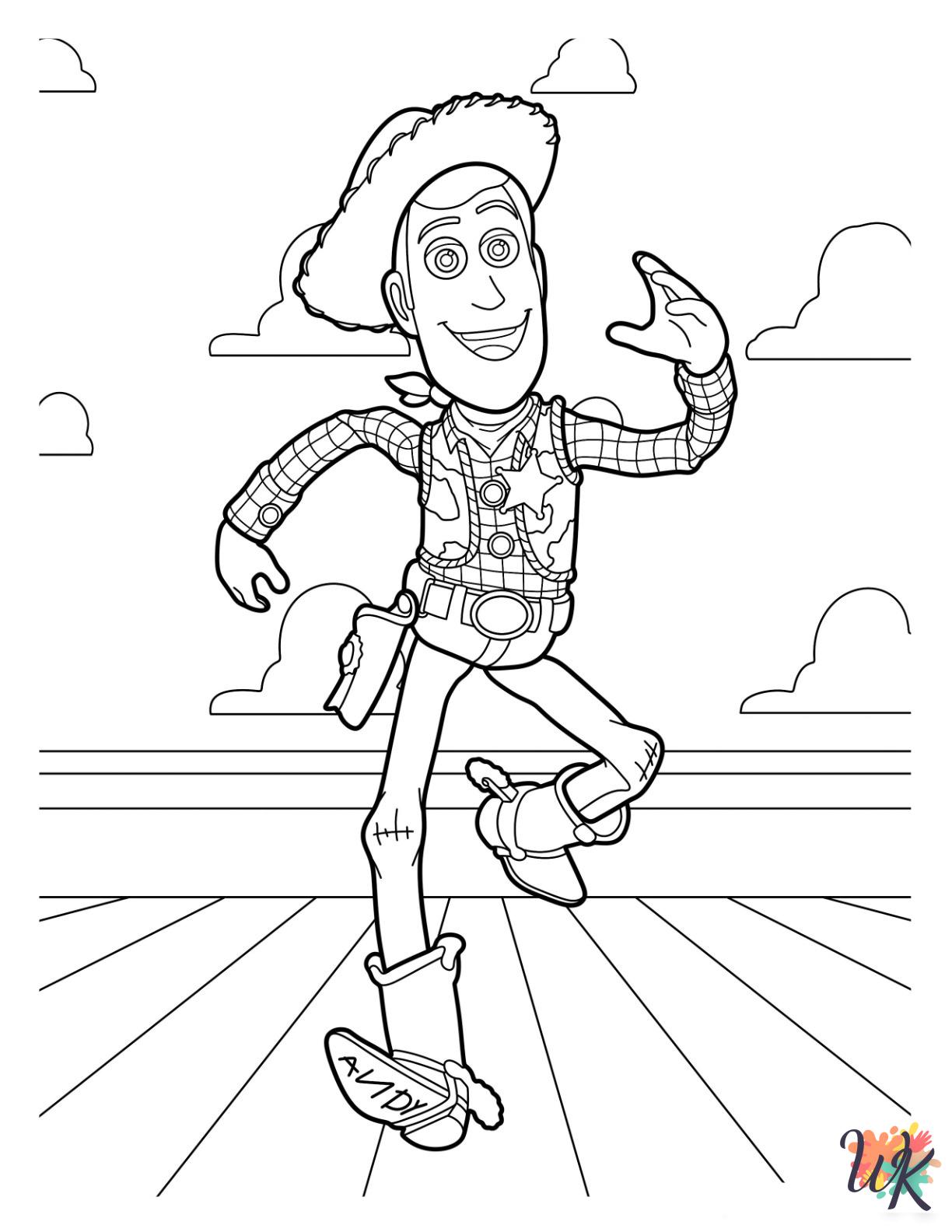 Woody free coloring pages