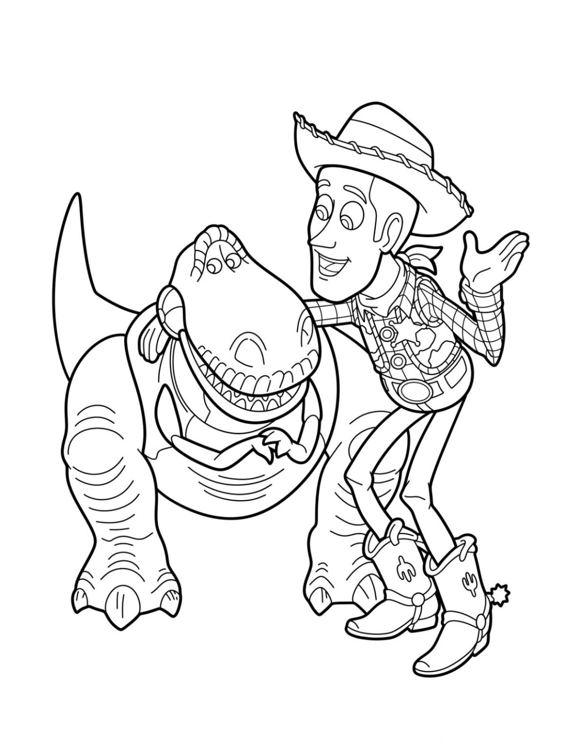 23 Woody Coloring Pages