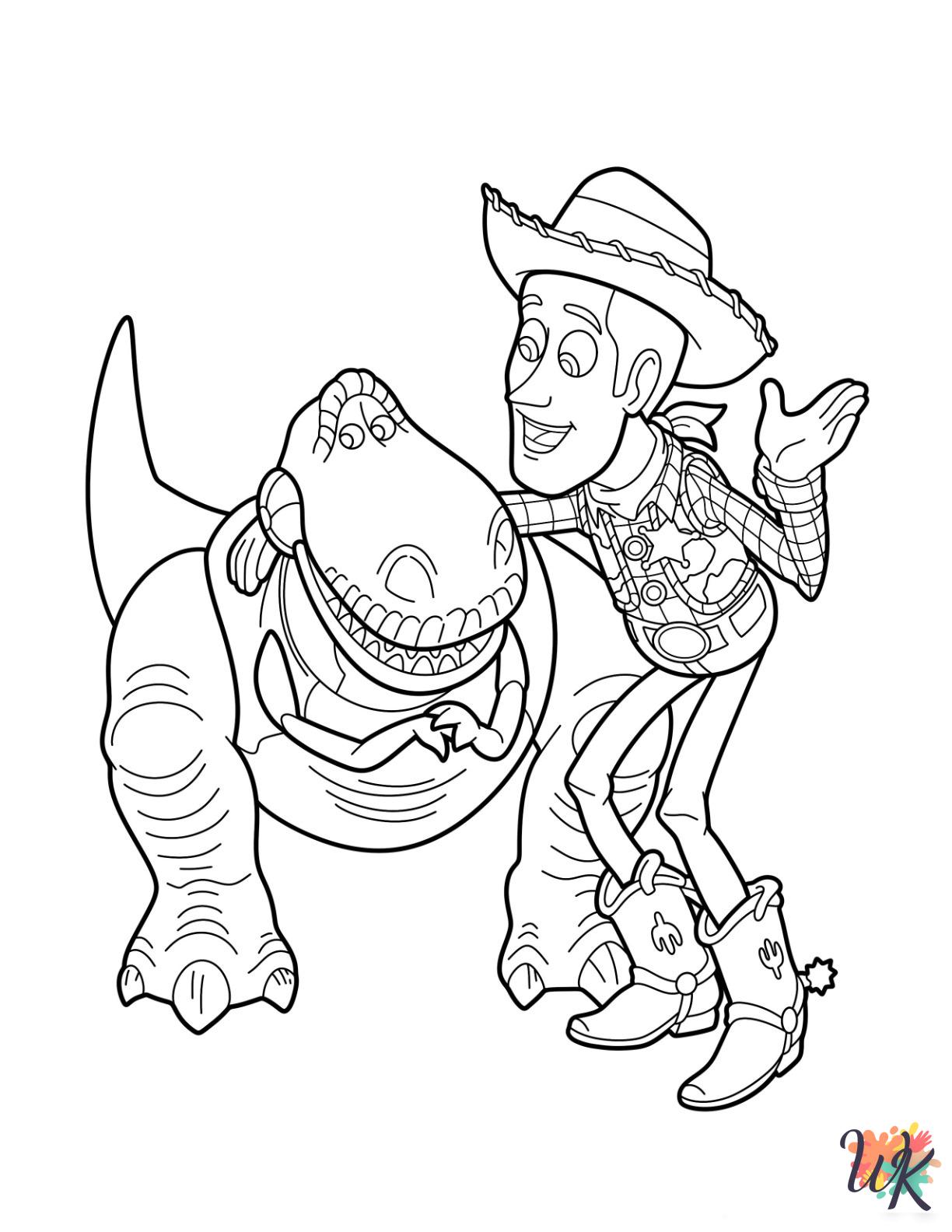 free Woody coloring pages printable