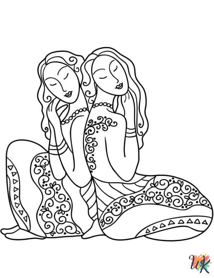 cute Zodiac Signs coloring pages
