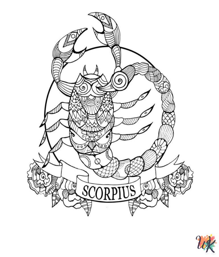 coloring pages Zodiac Signs