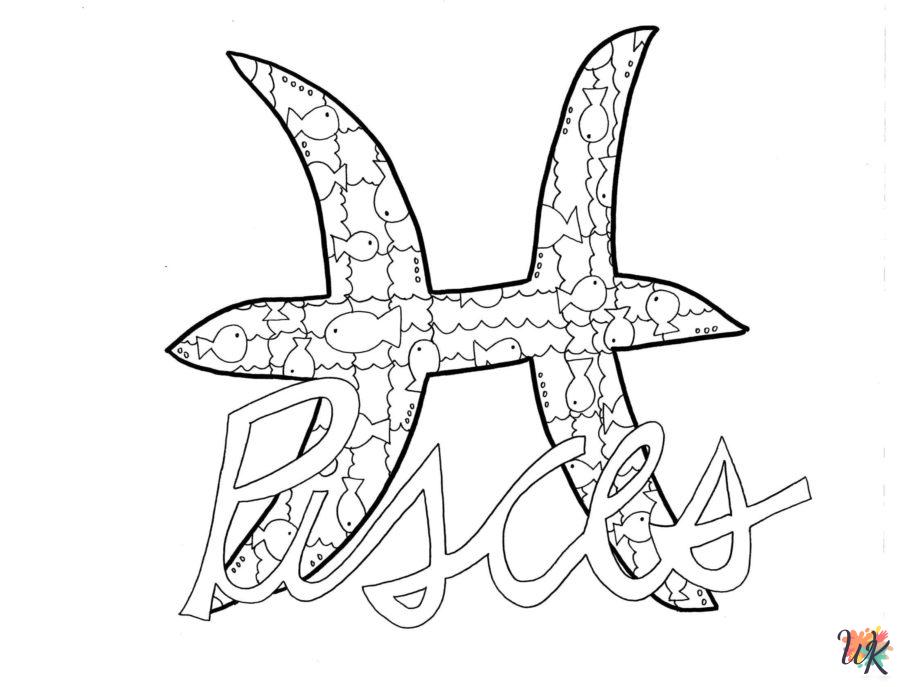 Zodiac Signs Coloring Pages 30