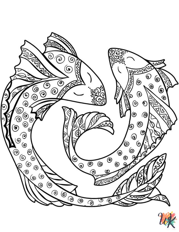 coloring pages for Zodiac Signs