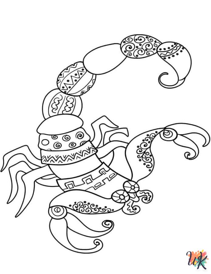 Zodiac Signs ornaments coloring pages